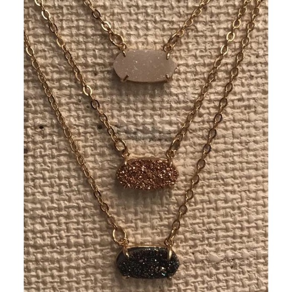 Kendra Scott Elaina Helga Inspired Druzy Necklace - Picture 3 of 8
